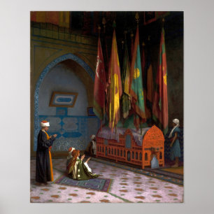 Póster Gérôme - El Centinela en la tumba del Sultán