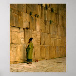 Póster Gérôme - El Muro de las Lamentaciones