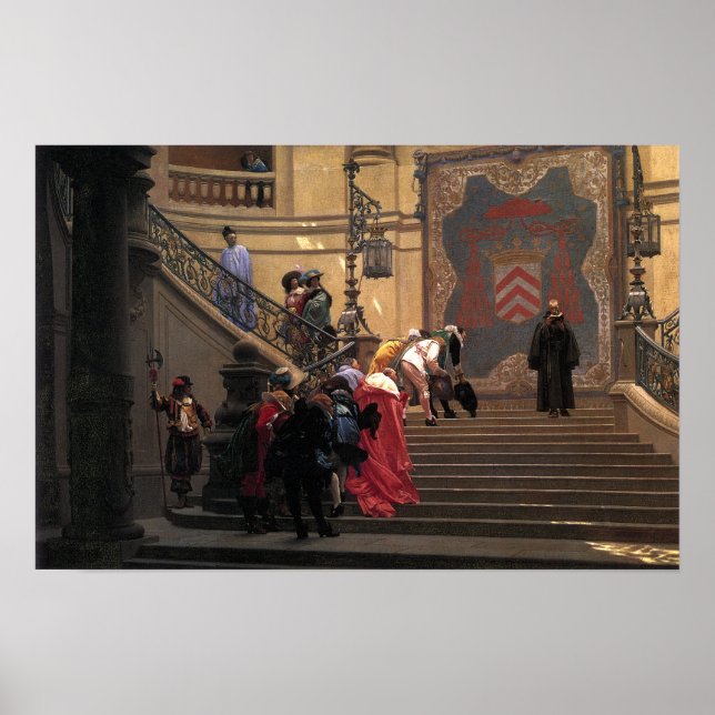 Póster Gérôme - El poder detrás del trono 1873 (Frente)