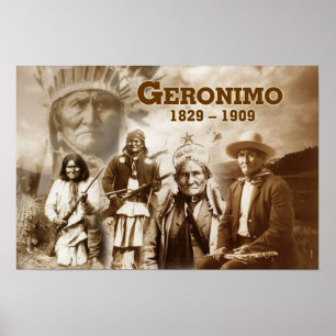 Póster Gerónimo de Chiricahua Apache