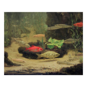 Póster Gerrit Willem Dijsselhof - Glosario dorado/silverf