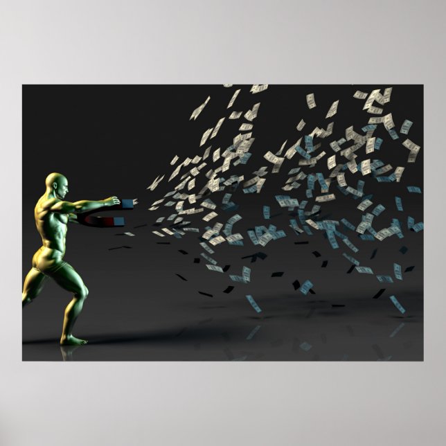 Póster Gestión de la riqueza y planificación financiera (Frente)