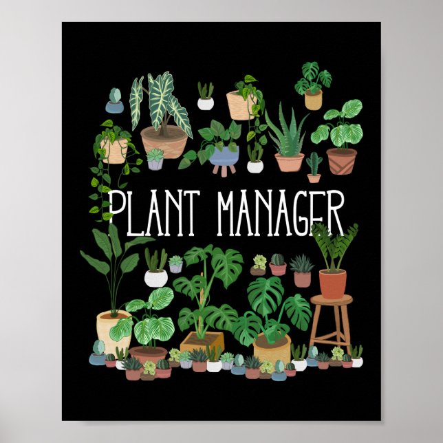 Póster Gestor de plantas (Frente)