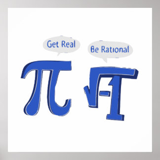 Póster Get Real Be Rational