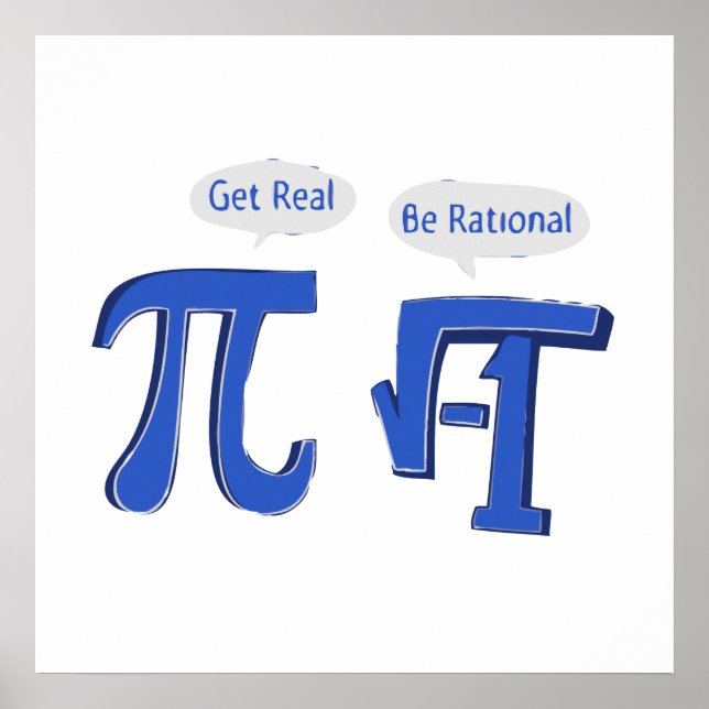 Póster Get Real Be Rational (Frente)