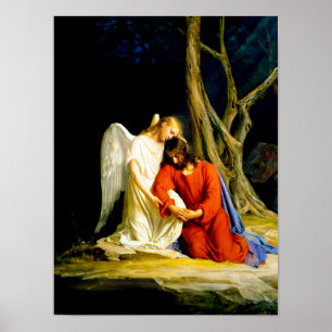 Póster Gethsemane por Carl Bloch