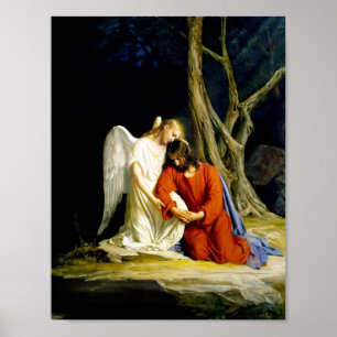 Póster Gethsemane por Carl Bloch