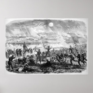 Póster Gettysburg Battle Scene