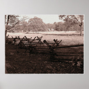 Póster Gettysburg - Battlefield Poster #1