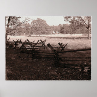 Póster Gettysburg - Battlefield Poster #1