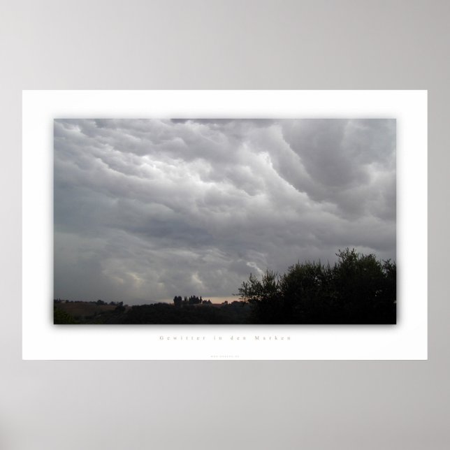 Póster Gewitter en den Marken (Frente)