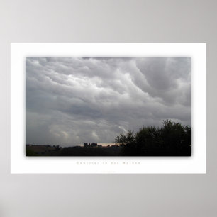 Póster Gewitter en la guarida Marken