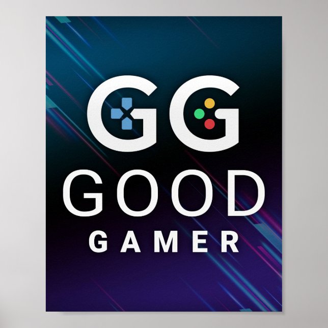 Póster GG Good Gamer Video (Frente)