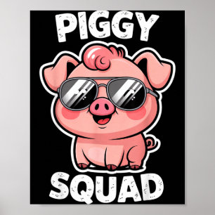 Póster Ggy Squad G con gafas de sol como animal divertido