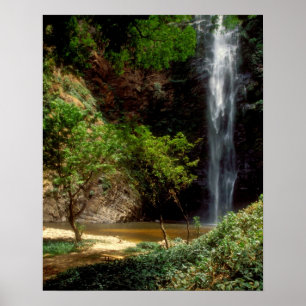 Póster Ghana: Cataratas de Wli, también conocidas como Ca