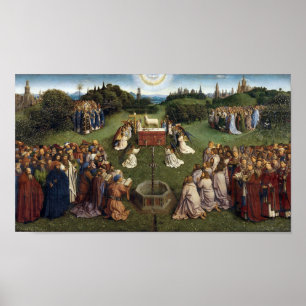 Póster Ghent Altarpiece(detail), Van Eyck Brothers
