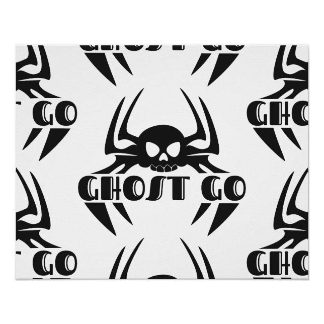 Póster Ghost Go Spooky Season (Anverso)