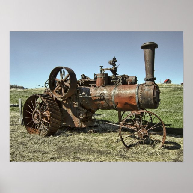 Póster Ghost Town Steam Tractor (Frente)