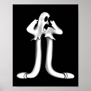 Póster Ghost X Koko El Gótico Sterrador De Payaso