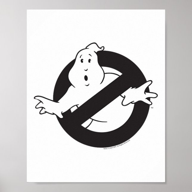 Póster Ghostbusters Froid Empire Black No Ghost Logo (Frente)