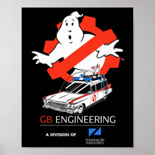 Póster Ghostbusters Froid Empire Engineering Gear No Gho