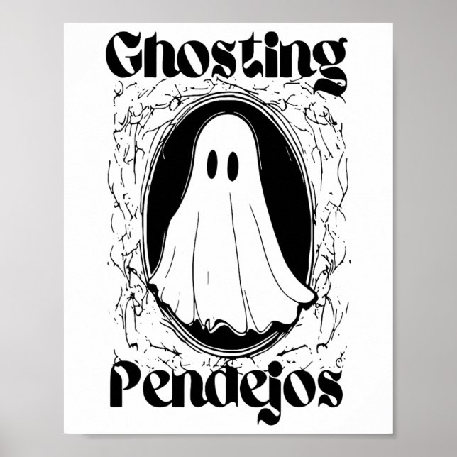 Póster Ghosting Pendejos (Frente)