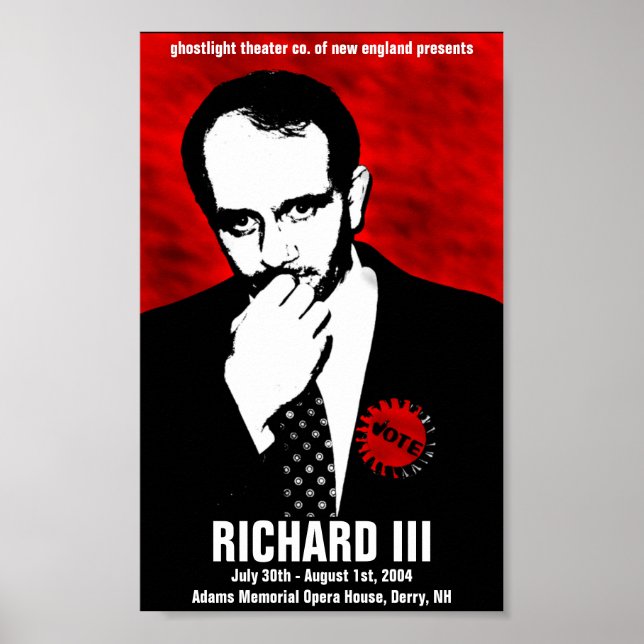 Póster Ghostlight Richard III Poster (Frente)
