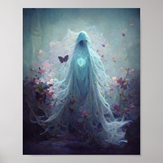 Póster Ghostly Fae Fantasy Art Poster (Frente)