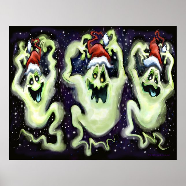 Póster Ghostly Navidades Trio Poster (Frente)