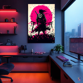 Póster Ghostly Ronin - El espíritu de los samurái