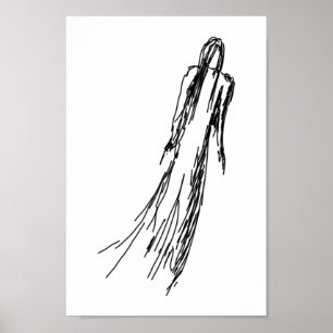 Póster Ghostly Woman Poster