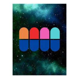 Póster Ghosts of the Cosmos - colourful