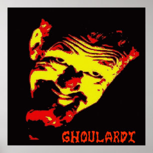 Póster Ghoulardi  (Red/Yellow) Matte Poster