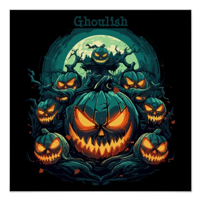 Póster Ghoulish Glare (Anverso)