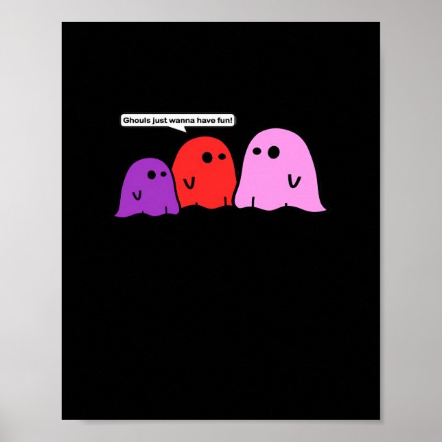 Póster Ghouls solo quiere divertirse con la tendencia de  (Frente)