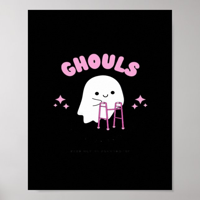 Póster Ghouls solo quiere divertirse, divertida y espuma (Frente)