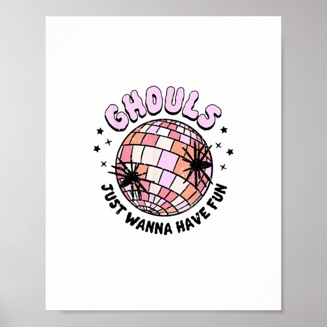 Póster Ghouls solo quiere divertirse en la noche de las g (Frente)