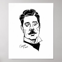 Póster Giacomo Puccini