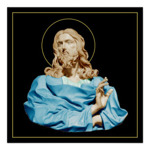 Póster Gian Lorenzo Bernini Busto de Cristo 1679