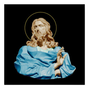 Póster Gian Lorenzo Bernini Busto de Cristo 1679