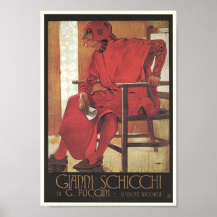 Póster Gianni Schicchi Opera