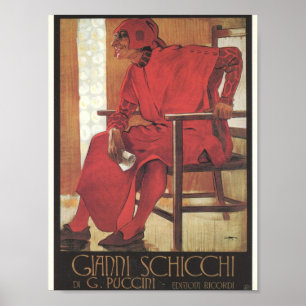 Póster Gianni Schicchi Poster (Puccini)