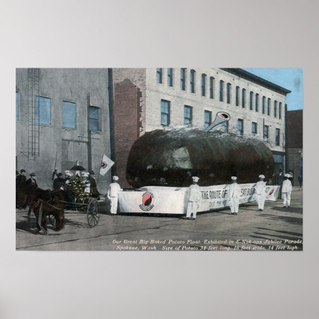 Póster Giant Baked Potatoe Float Scene (Frente)