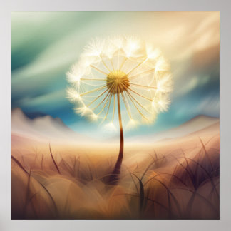 Póster Giant Dandelion Dreams