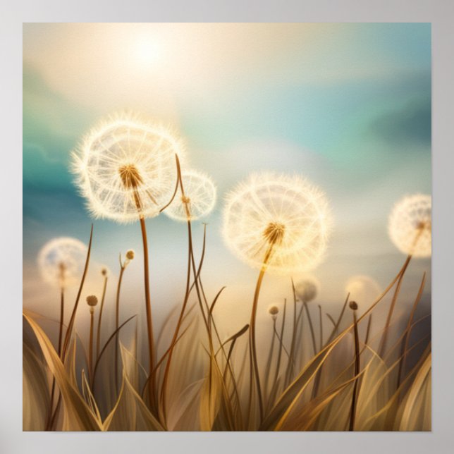 Póster Giant Dandelion Dreams II (Frente)