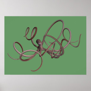 Póster Giant Kraken