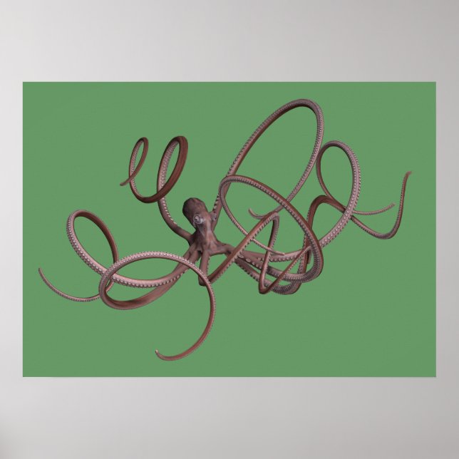 Póster Giant Kraken (Frente)