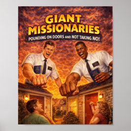 Póster Giant Missionaries: The Knock That Can’t Be Ignore