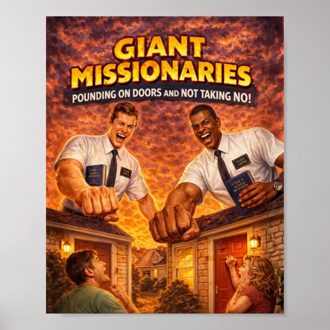 Póster Giant Missionaries: The Knock That Can’t Be Ignore (Frente)