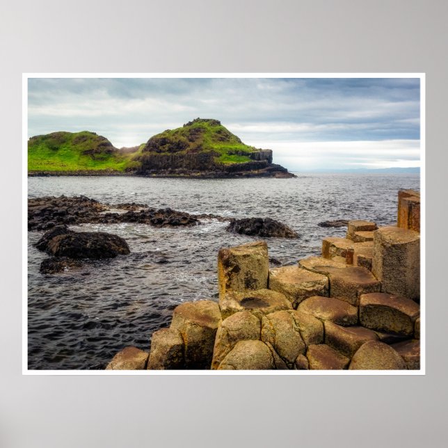Póster Giant’s Causeway Basalt Columns – Ireland Print (Frente)